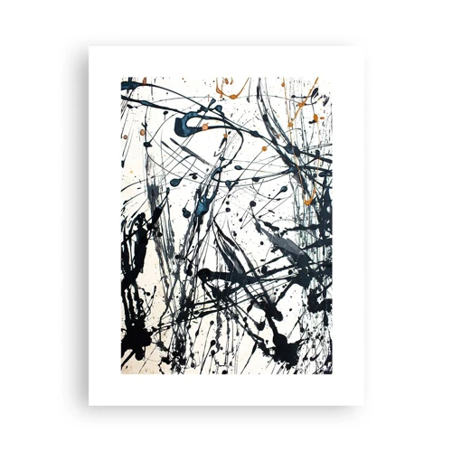 Póster - Abstracción expresionista - 30x40 cm