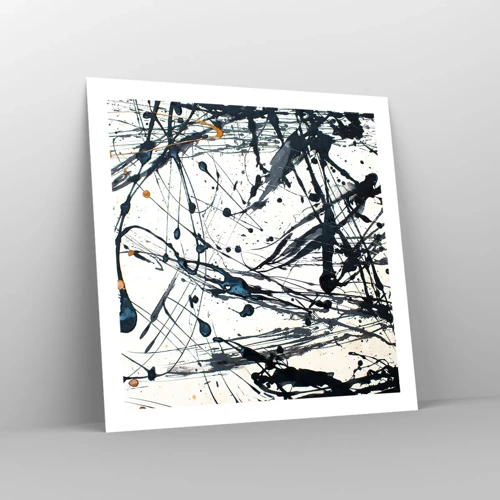 Póster - Abstracción expresionista - 60x60 cm