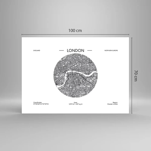 Póster - Anatomía de Londres - 100x70 cm