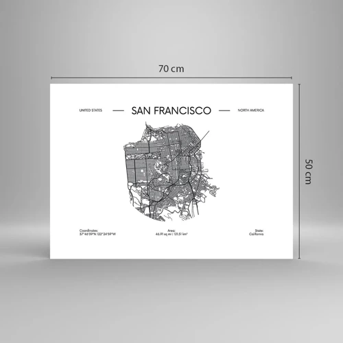 Póster - Anatomía de San Francisco - 70x50 cm