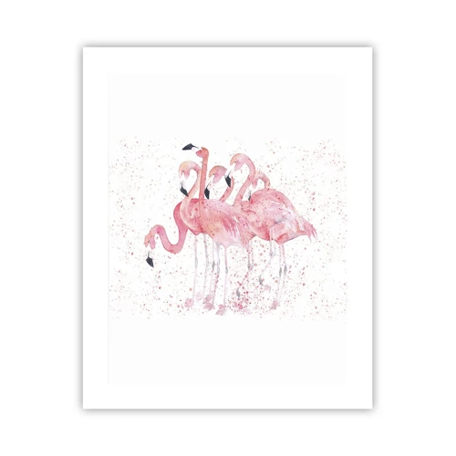 Póster - Asamblea rosa - 40x50 cm