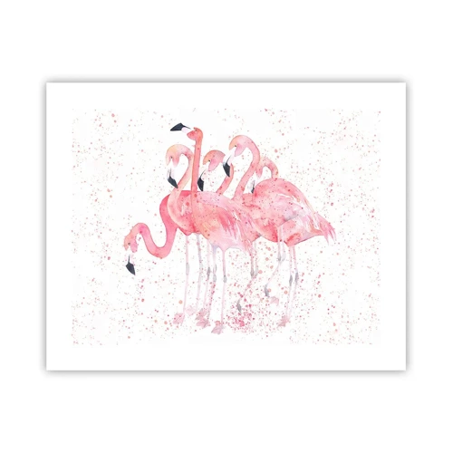 Póster - Asamblea rosa - 50x40 cm