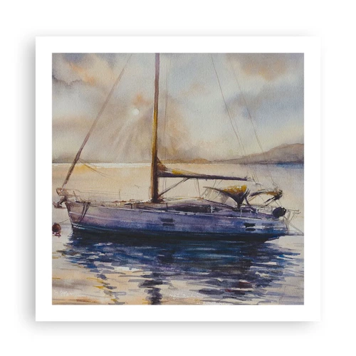 Póster - Atardecer en la bahía - 60x60 cm