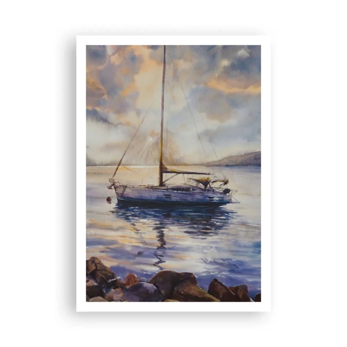 Póster - Atardecer en la bahía - 70x100 cm