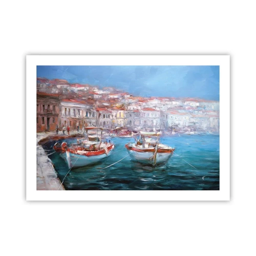 Póster - Bahía italiana - 70x50 cm