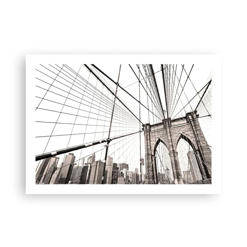 Póster - Catedral de Nueva York - 70x50 cm