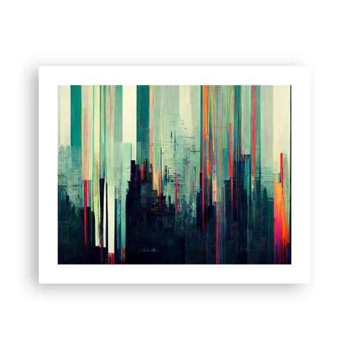 Póster - Ciudad futurista - 50x40 cm