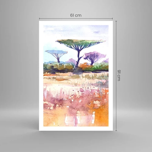 Póster - Colores de la sabana - 61x91 cm