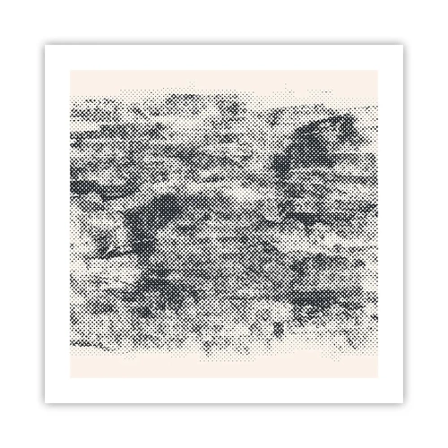 Póster - Composición brumosa - 50x50 cm