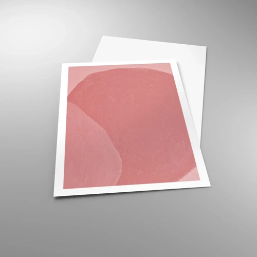 Póster - Composición orgánica en rosa - 61x91 cm