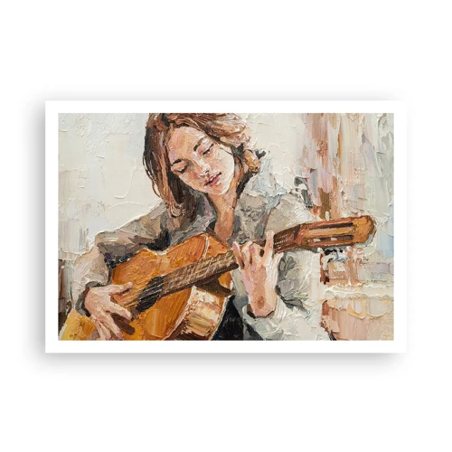 Póster - Concierto de guitarra y corazón joven - 100x70 cm