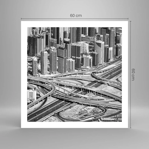 Póster - Dubái: la ciudad imposible - 60x60 cm