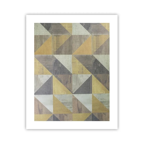 Póster - El arte de los triángulos - 40x50 cm