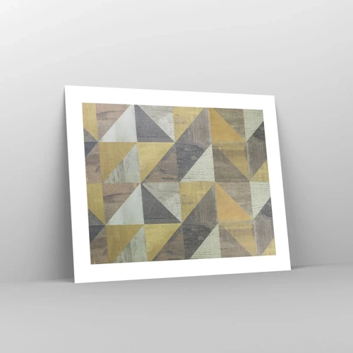 Póster - El arte de los triángulos - 50x40 cm