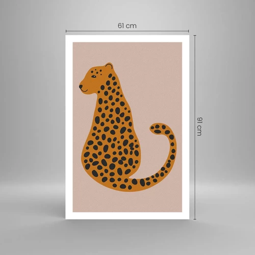 Póster - El estampado de leopardo está de moda - 61x91 cm