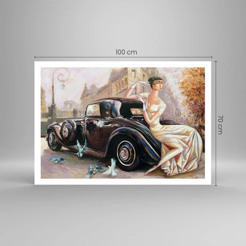 Póster - Elegancia retro - 100x70 cm