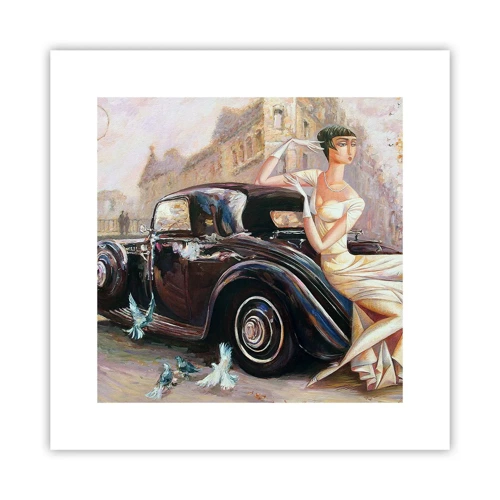 Póster - Elegancia retro - 30x30 cm