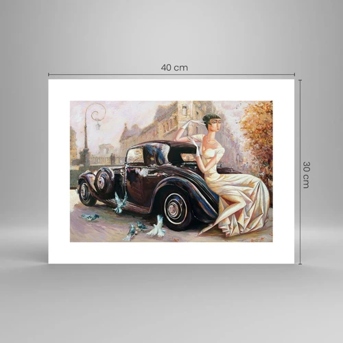 Póster - Elegancia retro - 40x30 cm