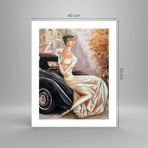 Póster - Elegancia retro - 40x50 cm