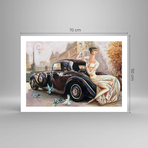 Póster - Elegancia retro - 70x50 cm