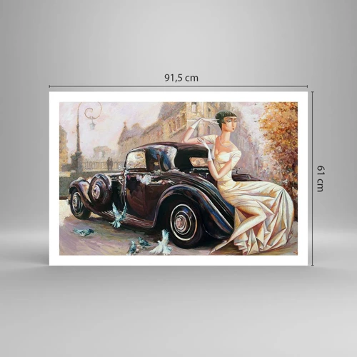 Póster - Elegancia retro - 91x61 cm