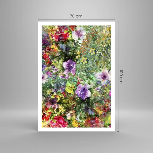 Póster - En flores a la perdición - 70x100 cm