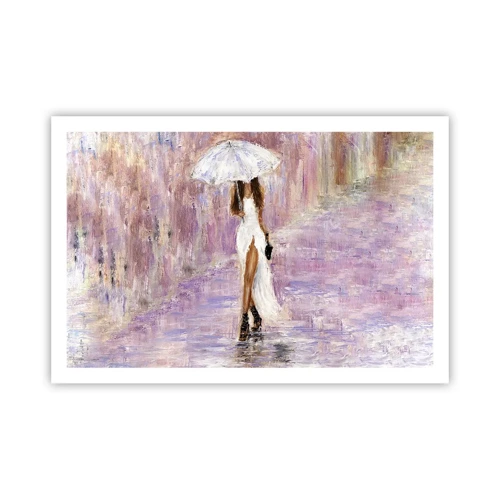 Póster - En la lluvia de lilas - 91x61 cm