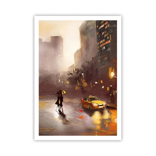 Póster - En las luces de Nueva York - 70x100 cm