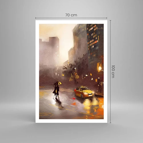 Póster - En las luces de Nueva York - 70x100 cm