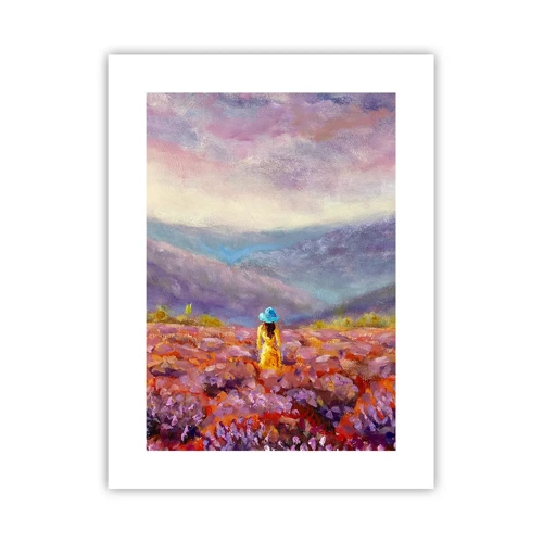 Póster - En un mundo de lavanda - 30x40 cm