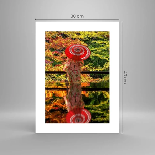 Póster - En un templo de la naturaleza - 30x40 cm