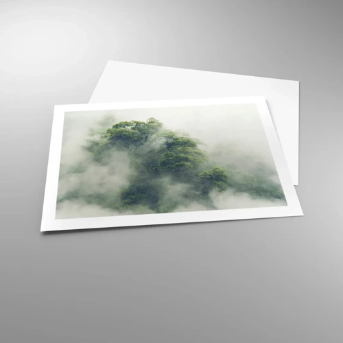 Póster - Envuelto en niebla - 70x50 cm