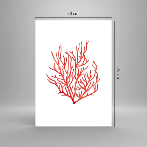 Póster - Filigrana de coral - 50x70 cm