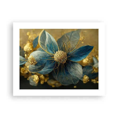 Póster - Flor de oro - 50x40 cm