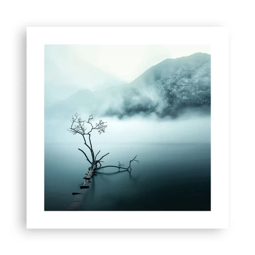 Póster - Fuera del agua y de la niebla - 40x40 cm