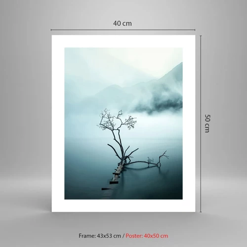 Póster - Fuera del agua y de la niebla - 40x50 cm