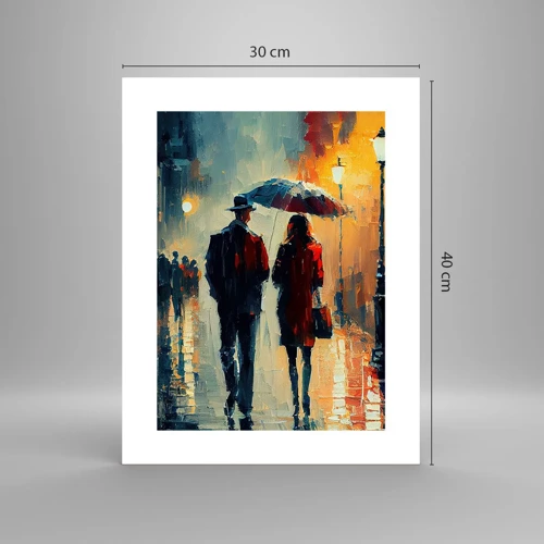 Póster - Historia de amor urbana - 30x40 cm