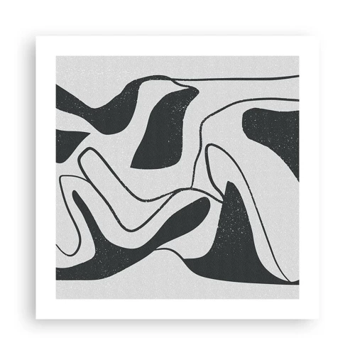 Póster - Juego abstracto en un laberinto - 50x50 cm