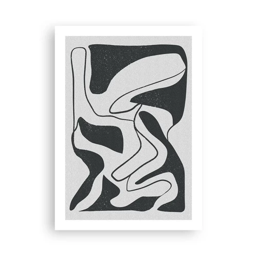 Póster - Juego abstracto en un laberinto - 50x70 cm