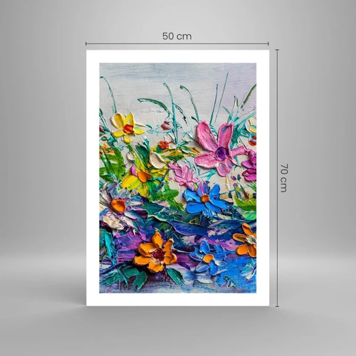 Póster - La energía de las flores - 50x70 cm