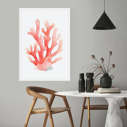 Póster - La hermosura del color coral - 30x40 cm