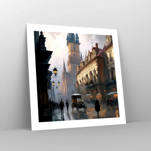 Póster - La magia de una noche de Praga - 50x50 cm