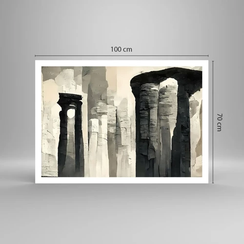 Póster - La majestuosidad de la antigüedad - 100x70 cm