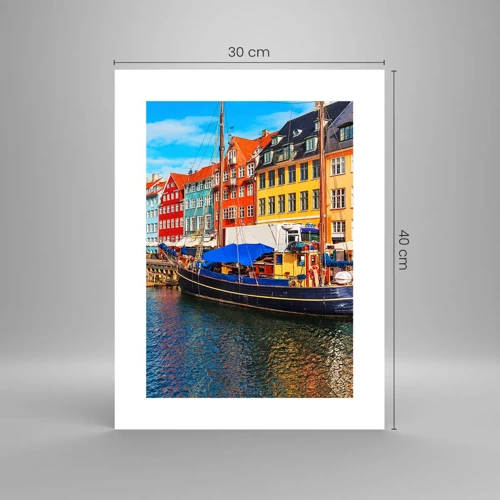 Póster - Muelle alegre - 30x40 cm