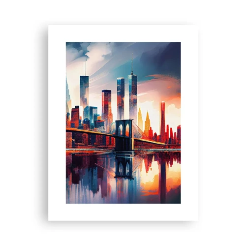 Póster - Nueva York siempre luce - 30x40 cm