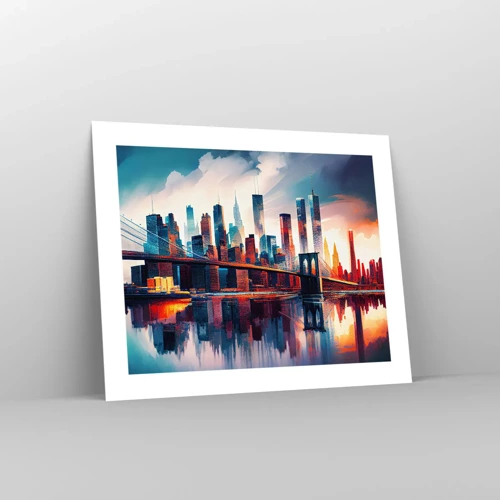 Póster - Nueva York siempre luce - 50x40 cm