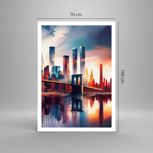 Póster - Nueva York siempre luce - 70x100 cm