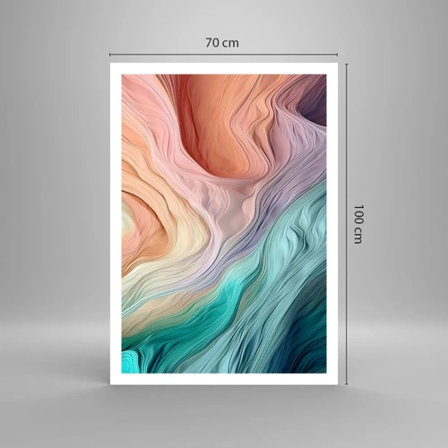 Póster - Ola arco iris - 70x100 cm