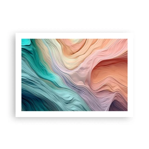 Póster - Ola arco iris - 70x50 cm