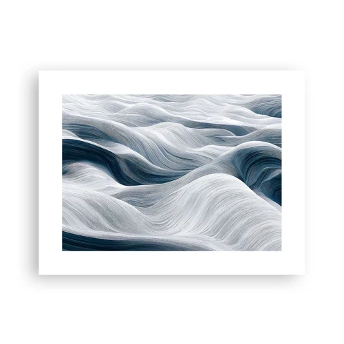 Póster - Olas blancas y azules - 40x30 cm